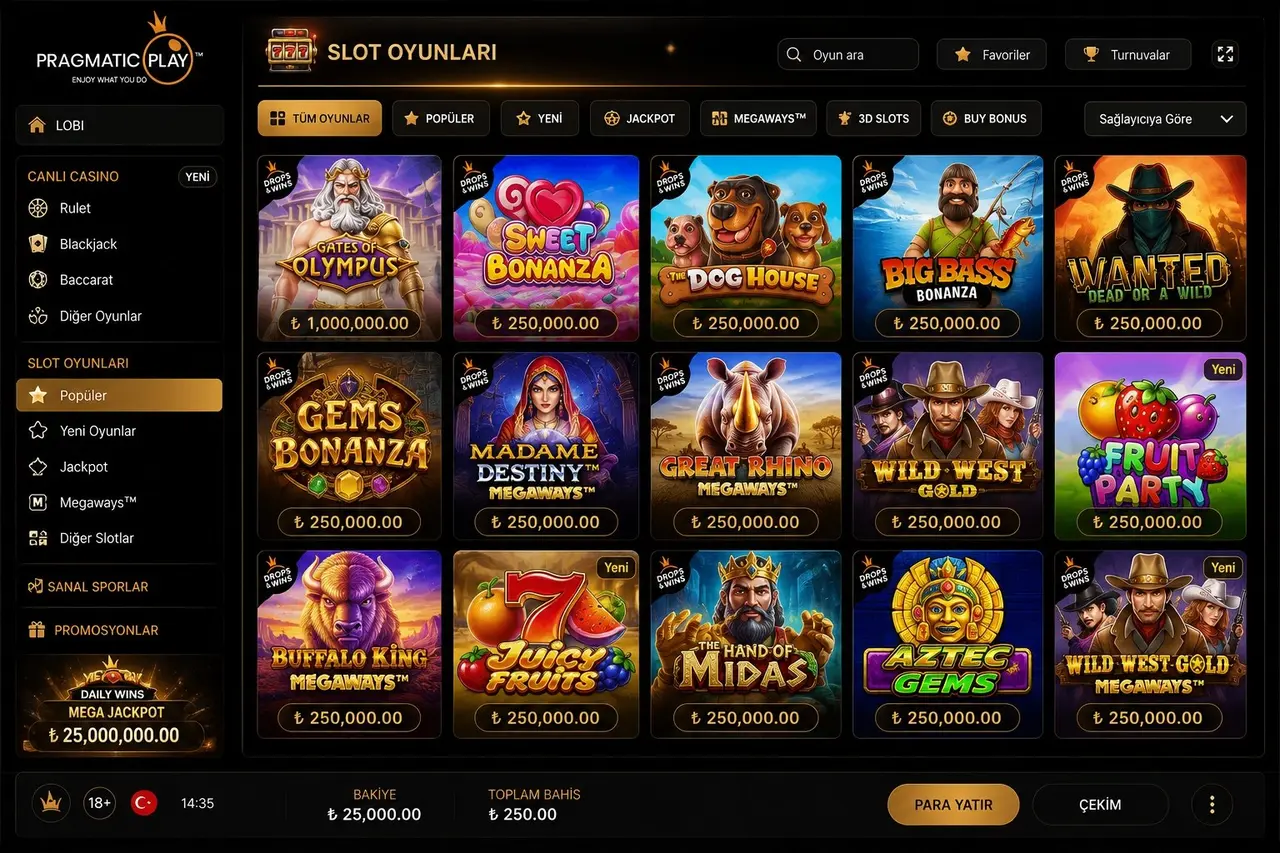 Canlı casino ve slot oyunları karşılaştırması