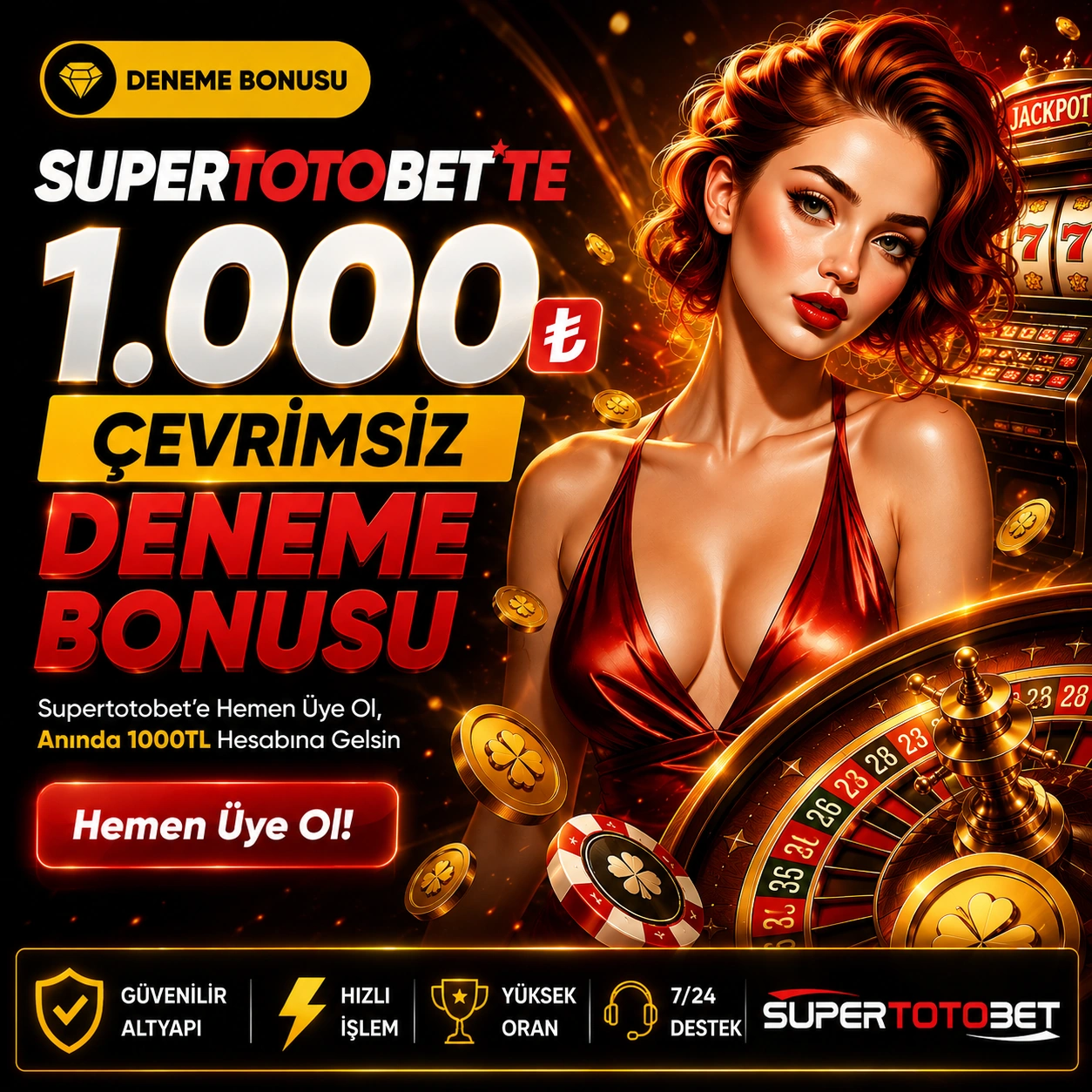 SüperTotoBet 1000 TL deneme bonusu sponsor kampanyası